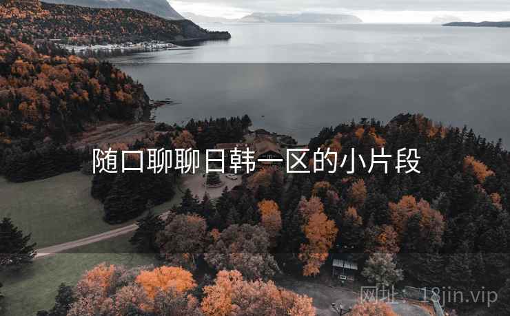 随口聊聊日韩一区的小片段